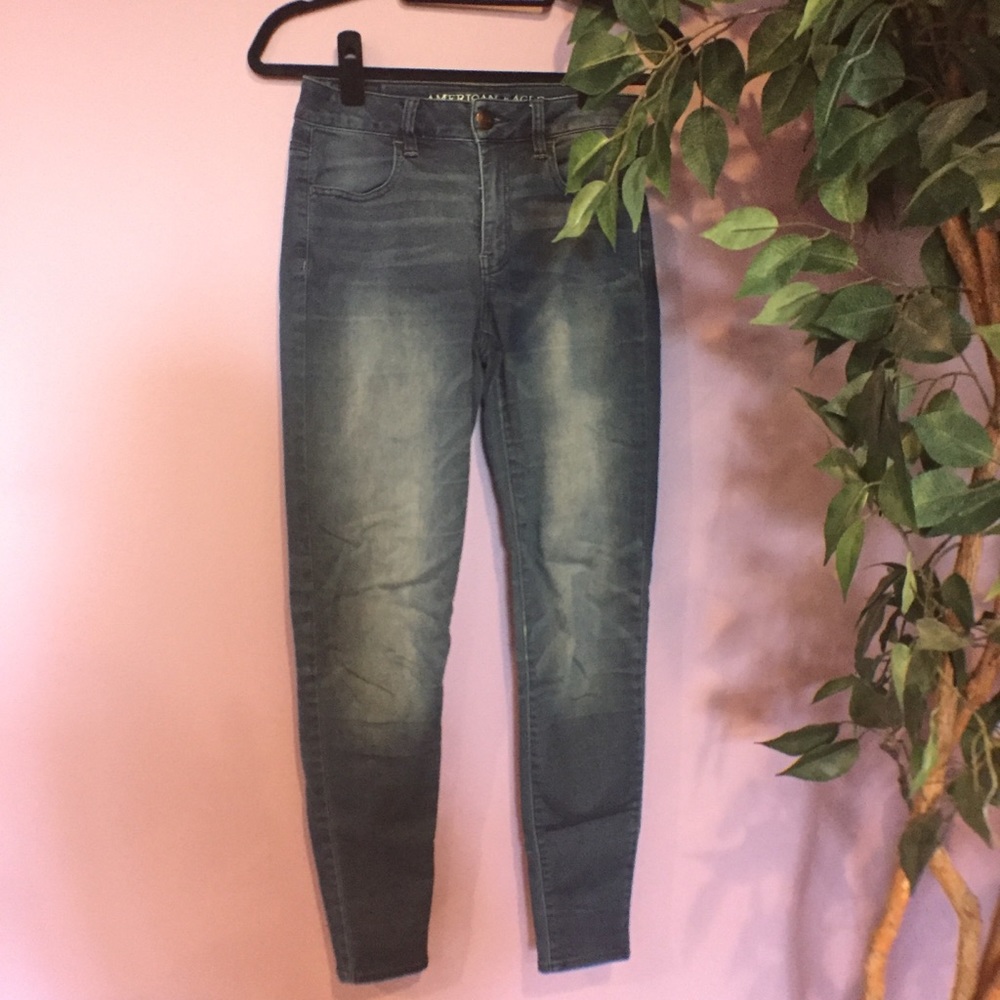 American Eagle High-Waisted Jeggings, 4 reg